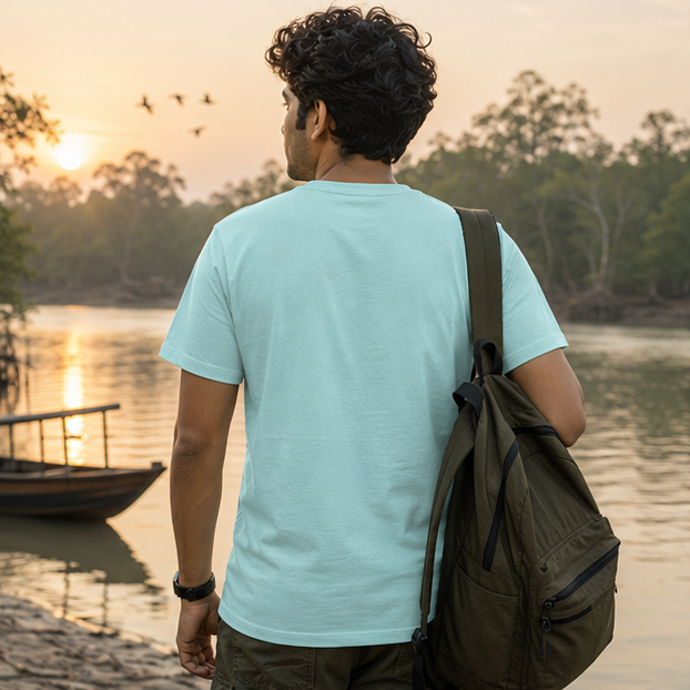 LUCE & SETE GPT mockup 1 - Inspirational Bengali Travel Graphic Classic T-Shirt for Men | Adventure & Freedom Streetwear - 520_9391404974317_unisex-classic-crew-t-shirt-51_BENGALI_GRID_20260605_210417_03_row2_col1.png