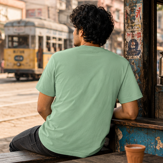 LUCE & SETE GPT mockup 1 - কাজ কম চা বেশি চাই Classic Graphic T-Shirt for Men | Bengali Tea Pride Streetwear - 520_9391406416109_unisex-classic-crew-t-shirt-54_BENGALI_GRID_20260605_211630_04_row2_col2.png
