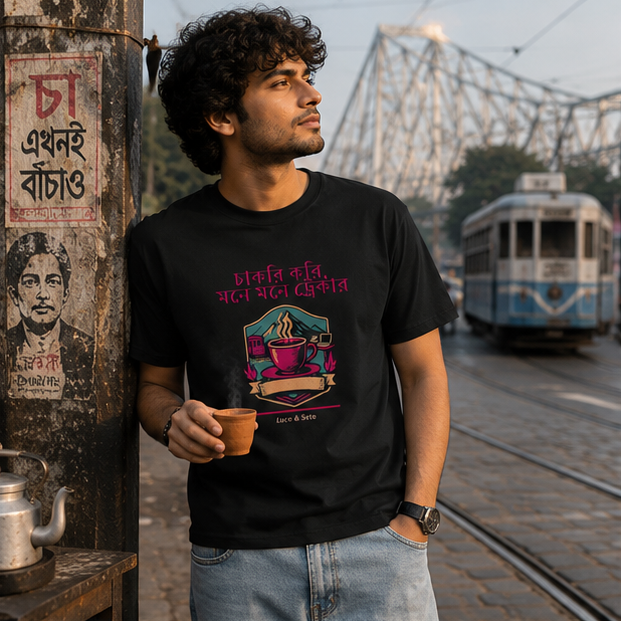 LUCE & SETE GPT mockup 1 - চাকরি করি মনে মনে ট্রেকার Classic Graphic T-Shirt for Men | Bengali Travel Streetwear - 520_9391407497453_unisex-classic-crew-t-shirt-56_BENGALI_GRID_20260605_212309_01_row1_col1.png
