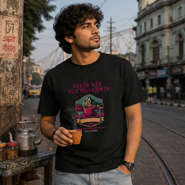 LUCE & SETE GPT mockup 1 - চাকরি করি মনে মনে ট্রেকার Classic Graphic T-Shirt for Men | Bengali Travel Streetwear - 520_9391407497453_unisex-classic-crew-t-shirt-56_BENGALI_GRID_20260605_212309_02_row1_col2.png