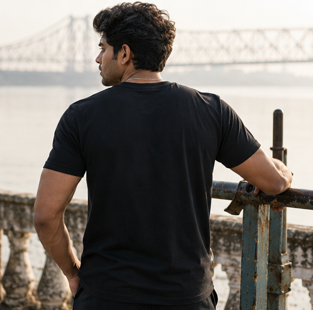 LUCE & SETE GPT mockup 1 - আজ না হলে কখন? Classic Graphic T-Shirt for Men | Discipline Streetwear - 520_9391629926637_unisex-classic-crew-t-shirt-58_BENGALI_GRID_20260605_212934_04_row2_col2.png
