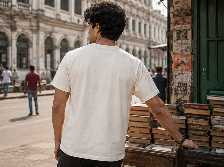LUCE & SETE GPT mockup 1 - আমি আমার মতো Classic Graphic T-Shirt for Men | Bengali Pride Streetwear - 520_9391629992173_unisex-classic-crew-t-shirt-59_BENGALI_GRID_20260605_213310_04_row2_col2.png