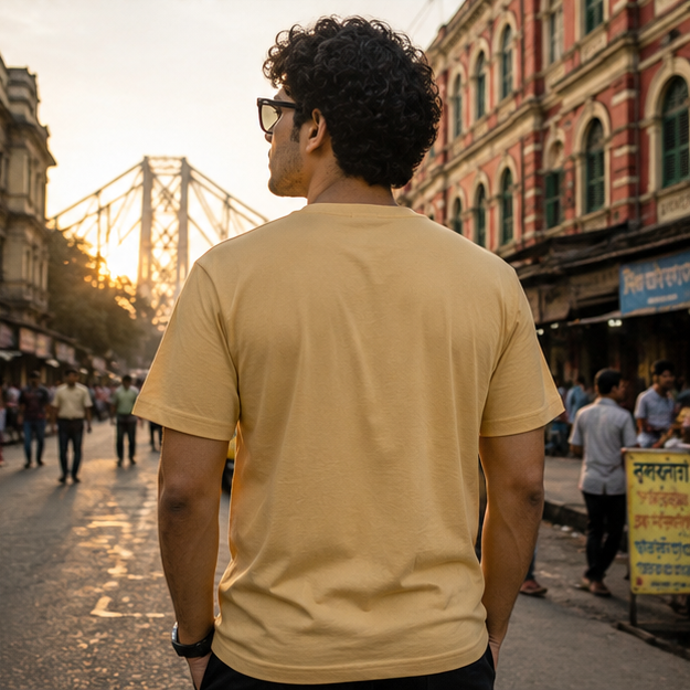 LUCE & SETE GPT mockup 1 - ঘুরে আসি পৃথিবীটা Classic Graphic T-Shirt for Men | Bengali Travel Statement - 520_9391630090477_unisex-classic-crew-t-shirt-61_BENGALI_GRID_20260605_214018_04_row2_col2.png