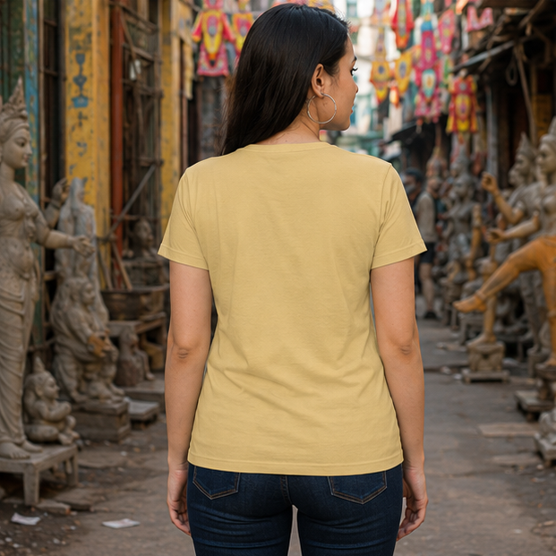 LUCE & SETE GPT mockup 1 - আমি আমার মতো Classic Graphic T-Shirt for Women | Bengali Pride Streetwear - 520_9391633563885_womens-classic-t-shirt-63_BENGALI_GRID_20260606_092526_03_row2_col1.png