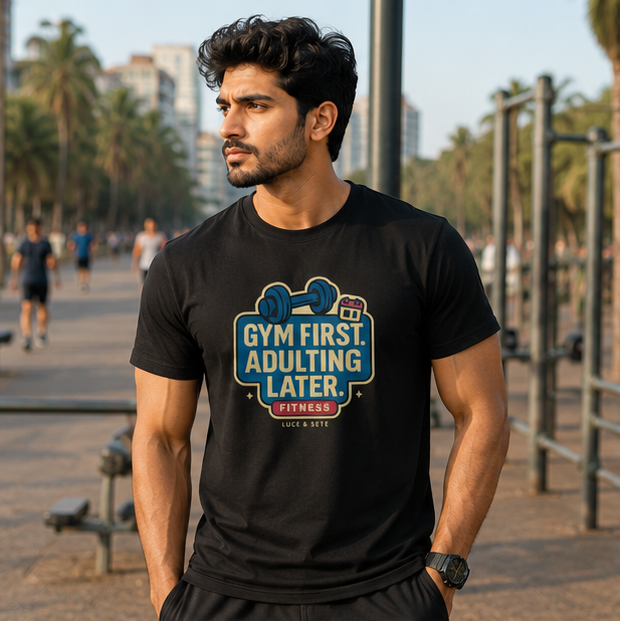 LUCE & SETE GPT mockup 1 - Gym First Adulting Later Classic Graphic T-Shirt for Men | Fitness Motivation Streetwear - 520_9391801729261_unisex-classic-crew-t-shirt-67_NO_EXCUSES_GRID_20260605_221621_01_row1_col1.png