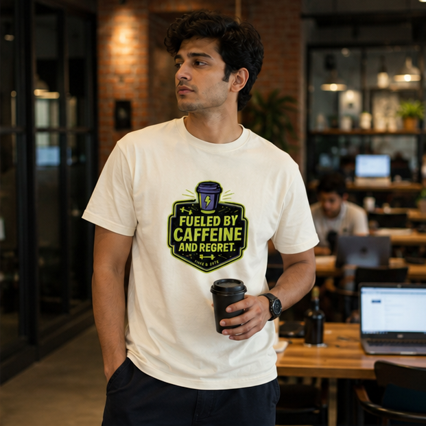 LUCE & SETE GPT mockup 1 - Fueled by Caffeine and Regret Classic Graphic T-Shirt for Men | Sarcastic Streetwear - 520_9391801991405_unisex-classic-crew-t-shirt-68_NO_EXCUSES_GRID_20260605_231905_02_row1_col2.png