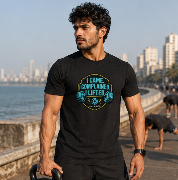 LUCE & SETE GPT mockup 1 - I Came I Complained I Lifted Classic Graphic T-Shirt for Men | Fitness Motivation Streetwear - 520_9391802384621_unisex-classic-crew-t-shirt-70_NO_EXCUSES_GRID_20260605_222303_01_row1_col1.png