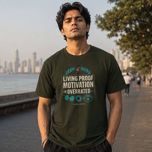 LUCE & SETE GPT mockup 1 - Living Proof Motivation Is Overrated Classic Graphic T-Shirt for Men | No Excuses Streetwear - 520_9392435495149_unisex-classic-crew-t-shirt-77_NO_EXCUSES_GRID_20260606_011921_01_row1_col1.png