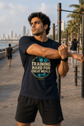 LUCE & SETE GPT mockup 1 - Training Hard for Cheat Meals Classic Graphic T-Shirt for Men | Fitness Motivation T-Shirt - 520_9392435790061_unisex-classic-crew-t-shirt-79_NO_EXCUSES_front_HERO_20260606_012634.png