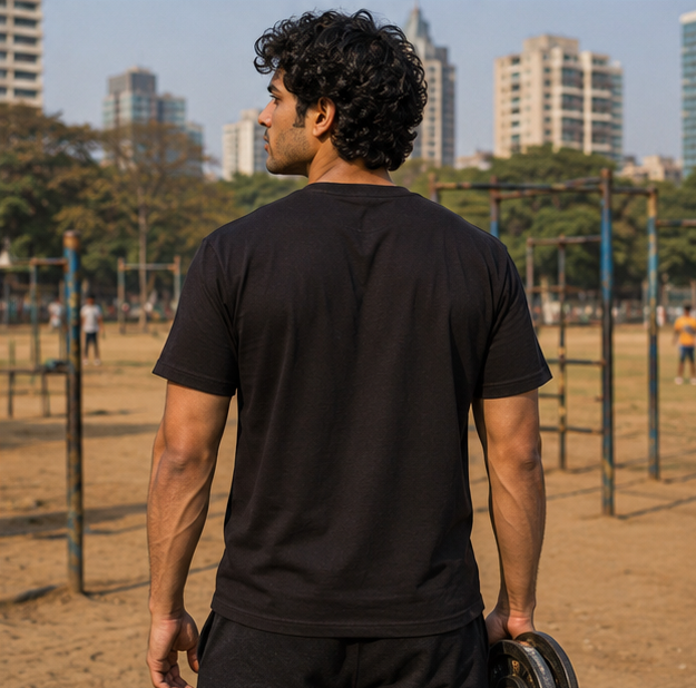 LUCE & SETE GPT mockup 1 - Mentally Unstable Physically Improving Classic Graphic T-Shirt for Men | Fitness Motivation Streetwear - 520_9392436052205_unisex-classic-crew-t-shirt-81_NO_EXCUSES_GRID_20260606_013038_04_row2_col2.png