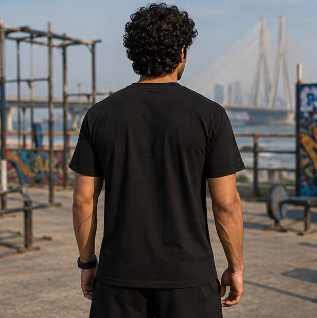 LUCE & SETE GPT mockup 1 - Powered by Deadlines and Deadlifts Classic Graphic T-Shirt for Men | Fitness Motivation Streetwear - 520_9392436117741_unisex-classic-crew-t-shirt-82_NO_EXCUSES_GRID_20260606_013343_03_row2_col1.png