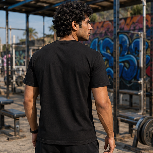 LUCE & SETE GPT mockup 1 - Powered by Deadlines and Deadlifts Classic Graphic T-Shirt for Men | Fitness Motivation Streetwear - 520_9392436117741_unisex-classic-crew-t-shirt-82_NO_EXCUSES_GRID_20260606_013343_04_row2_col2.png