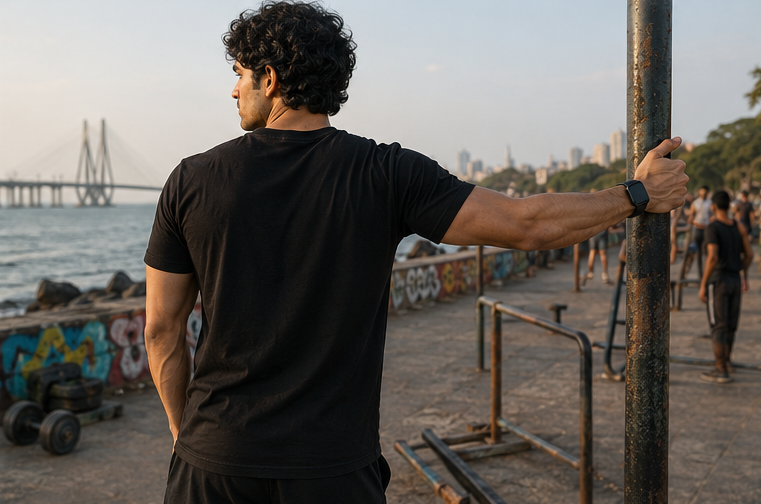 LUCE & SETE GPT mockup 1 - Pretending to Enjoy Leg Day Classic Graphic T-Shirt for Men | Fitness Humor Streetwear - 520_9392436576493_unisex-classic-crew-t-shirt-86_NO_EXCUSES_GRID_20260606_014425_04_row2_col2.png