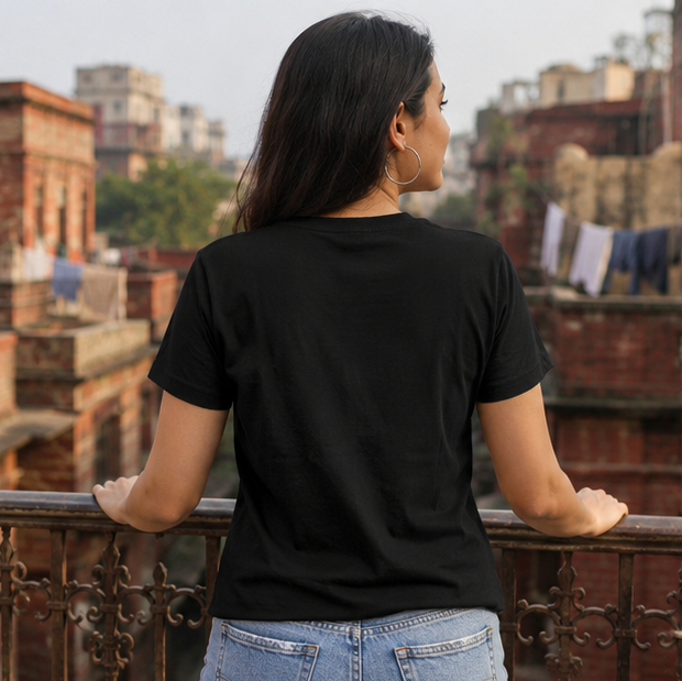 LUCE & SETE GPT mockup 1 - ঘুম আমার সমস্যা তোমার Classic Graphic T-Shirt for Women | Bengali Humor Streetwear - 555_9393379508461_womens-classic-t-shirt-109_BENGALI_GRID_20260607_204632_03_row2_col1.png