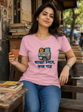 LUCE & SETE GPT mockup 1 - আড্ডা চলবে Classic Graphic T-Shirt for Women | Bengali Work-Life Humor - 555_9393379573997_womens-classic-t-shirt-110_BENGALI_front_HERO_20260607_194016.png