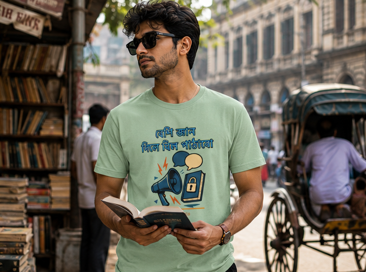 LUCE & SETE GPT mockup 1 - Bengali Witty Statement Classic Graphic T-Shirt for Men | Bold Bengali Streetwear - 555_9393407328493_unisex-classic-crew-t-shirt-98_BENGALI_GRID_20260607_205953_02_row1_col2.png