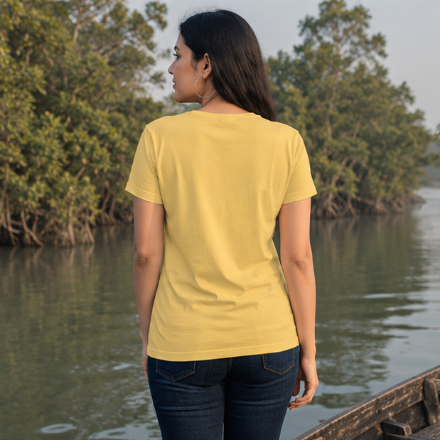 LUCE & SETE GPT mockup 1 - পথে আছি ভালো আছি Classic Graphic T-Shirt for Women | Bengali Positive Streetwear - 555_9395055755501_womens-classic-t-shirt-114_BENGALI_GRID_20260609_104624_04_row2_col2.png