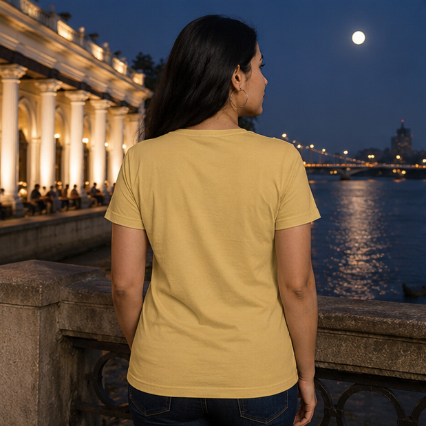 LUCE & SETE GPT mockup 1 - Night Awake People Classic Graphic T-Shirt for Women | Bengali Nightlife Statement - 555_9395056115949_womens-classic-t-shirt-116_BENGALI_GRID_20260609_105319_03_row2_col1.png