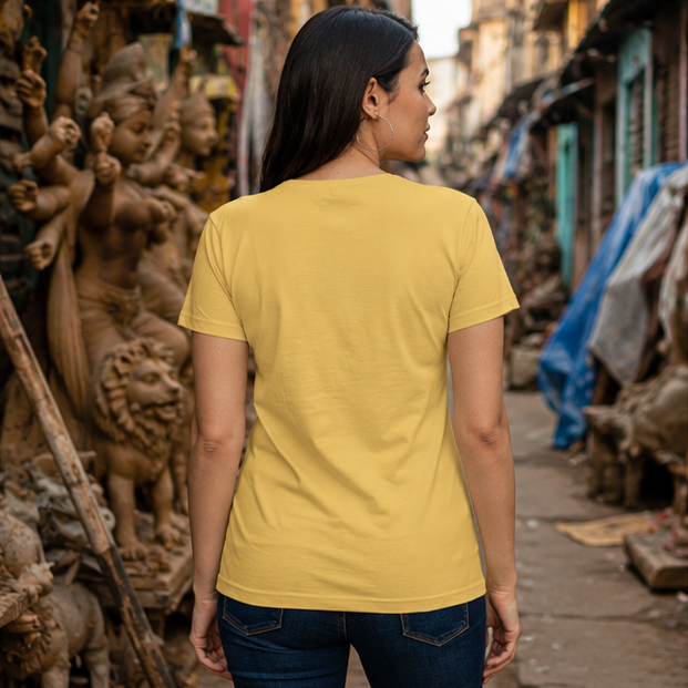 LUCE & SETE GPT mockup 1 - কম কথা বলি সবই কিন্তু বুঝি Classic Graphic T-Shirt for Women | Bengali Identity Statement - 555_9395255083245_womens-classic-t-shirt-120_BENGALI_GRID_20260609_150648_03_row2_col1.png