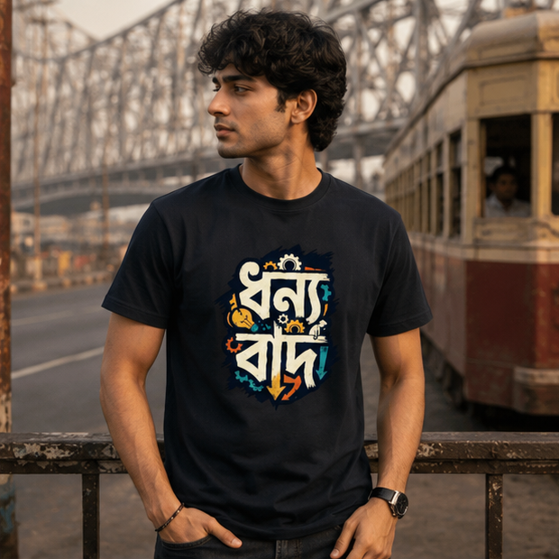 LUCE & SETE GPT mockup 1 - ধন্যবাদ Bengali Typography Classic Graphic T-Shirt for Men | Engineering Pride Streetwear - 555_9395282051309_unisex-classic-crew-t-shirt-103_BENGALI_GRID_20260609_155245_02_row1_col2.png