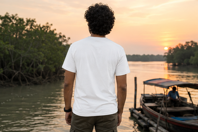LUCE & SETE GPT mockup 1 - Escape the City Classic Graphic T-Shirt for Men | Bengali Travel Freedom - 555_9395282378989_unisex-classic-crew-t-shirt-108_BENGALI_GRID_20260609_160855_03_row2_col1.png