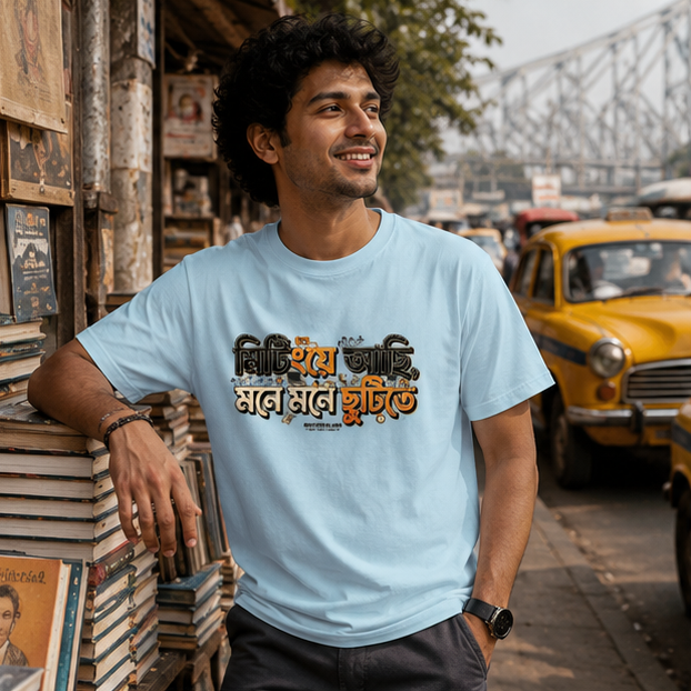 LUCE & SETE GPT mockup 1 - মিটিংয়ে আছি মনে মনে Classic Graphic T-Shirt for Men | Bengali Humor Streetwear - 555_9395282477293_unisex-classic-crew-t-shirt-109_BENGALI_GRID_20260609_161234_01_row1_col1.png