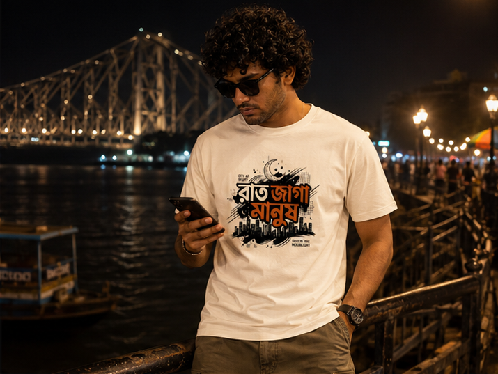 LUCE & SETE GPT mockup 1 - রাত জাগা মানুষ Bengali Typography Classic Graphic T-Shirt for Men | Night Owl Streetwear - 555_9395282804973_unisex-classic-crew-t-shirt-112_BENGALI_GRID_20260609_162136_02_row1_col2.png