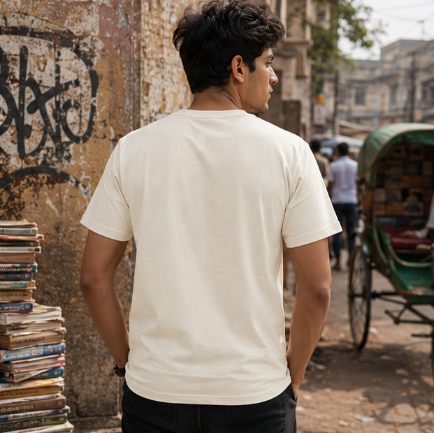 LUCE & SETE GPT mockup 1 - Limited Patience Bengali Typography Classic Graphic T-Shirt for Men | Bold Bengali Streetwear - 555_9395345260781_unisex-classic-crew-t-shirt-95_BENGALI_GRID_20260609_174740_04_row2_col2.png