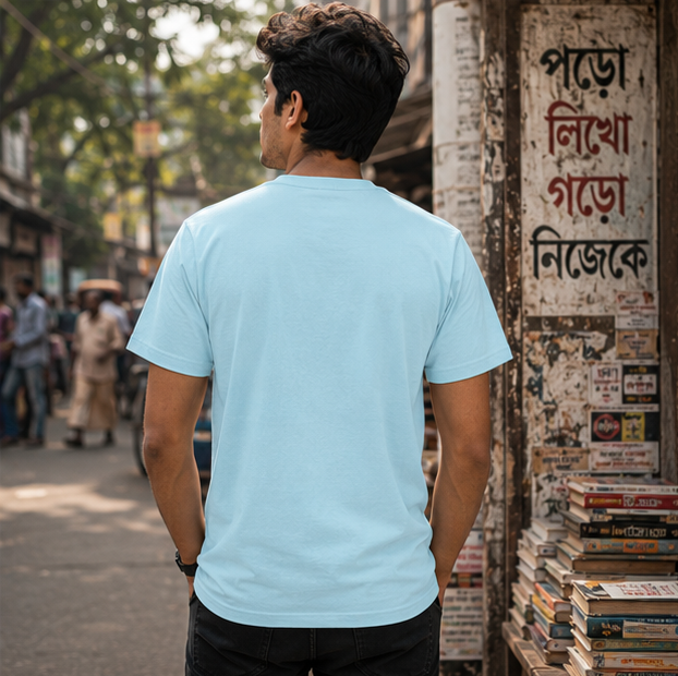 LUCE & SETE GPT mockup 1 - Bengali Pride Statement Classic Graphic T-Shirt for Men | Bold Identity Streetwear - 555_9395345490157_unisex-classic-crew-t-shirt-114_BENGALI_GRID_20260609_175415_04_row2_col2.png