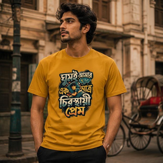 LUCE & SETE GPT mockup 1 - Sleep is My Eternal Love Classic Graphic T-Shirt for Men | Bengali Typography Streetwear - 555_9395637813485_unisex-classic-crew-t-shirt-121_BENGALI_GRID_20260609_220541_02_row1_col2.png