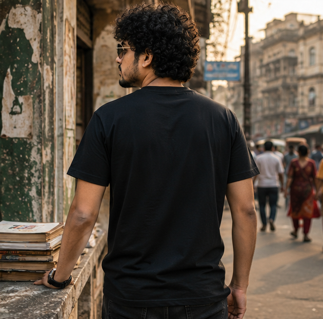 LUCE & SETE GPT mockup 1 - আমার জীবন তোমার কমেন্ট বন্ধ Classic Graphic T-Shirt for Men | Bengali Attitude Streetwear - 555_9395639615725_unisex-classic-crew-t-shirt-127_BENGALI_GRID_20260609_222718_04_row2_col2.png