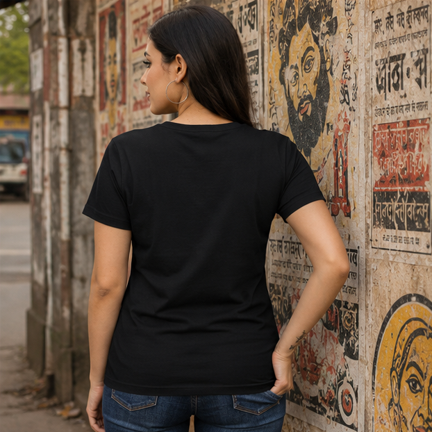 LUCE & SETE GPT mockup 1 - Degree but No Peace Classic Graphic T-Shirt for Women | Bengali Sarcasm Streetwear - 555_9396042072301_womens-classic-t-shirt-131_BENGALI_GRID_20260610_083029_04_row2_col2.png