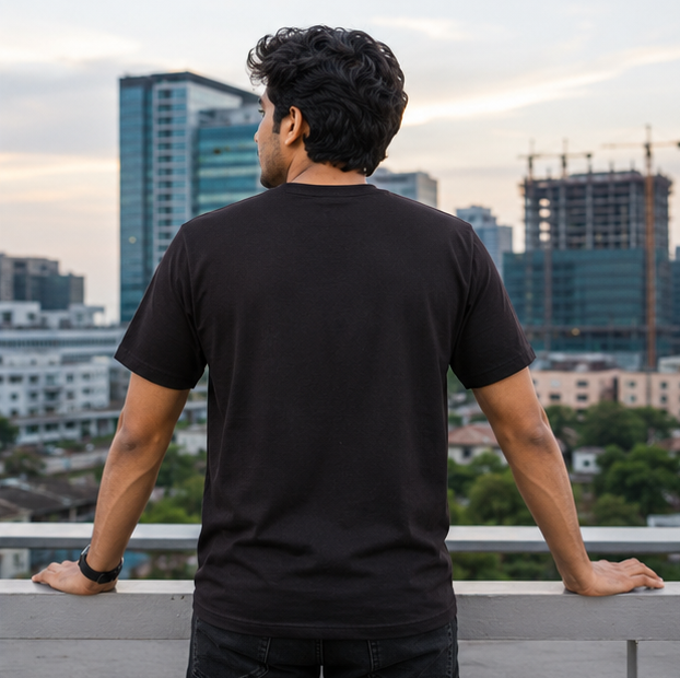 LUCE & SETE GPT mockup 1 - Excel জীবন এখন Classic Graphic T-Shirt for Men | Bengali Engineering Pride - 555_9396079952109_unisex-classic-crew-t-shirt-131_BENGALI_GRID_20260610_101201_04_row2_col2.png