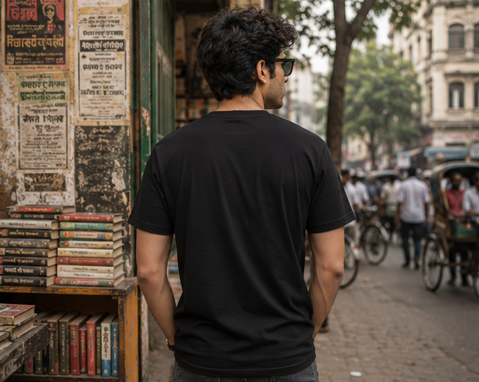 LUCE & SETE GPT mockup 1 - Bengali Street Attitude Classic Graphic T-Shirt for Men | Bold Urban Confidence - 555_9396080312557_unisex-classic-crew-t-shirt-136_BENGALI_GRID_20260610_115833_03_row2_col1.png