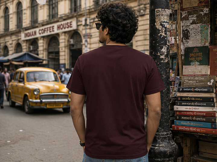 LUCE & SETE GPT mockup 1 - যা খুশি ভাবো Classic Graphic T-Shirt for Men | Bold Bengali Statement - 555_9396080410861_unisex-classic-crew-t-shirt-137_BENGALI_GRID_20260610_120138_03_row2_col1.png