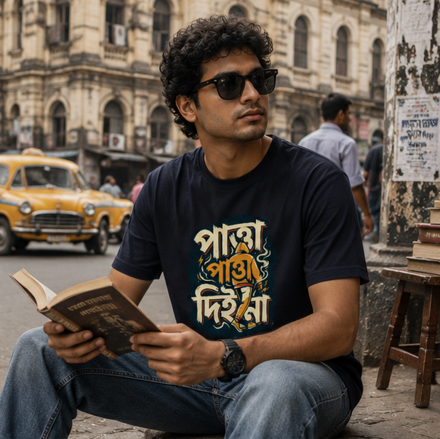 LUCE & SETE GPT mockup 1 - Pagla Pawa Diena Bold Bengali Typography Classic Graphic T-Shirt for Men | Confident Bengali Streetwear - 555_9396080443629_unisex-classic-crew-t-shirt-138_BENGALI_GRID_20260610_120522_02_row1_col2.png
