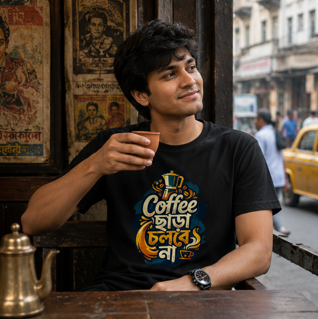 LUCE & SETE GPT mockup 1 - Coffee ছাড়া চলবে না Classic Graphic T-Shirt for Women | Bengali Coffee Lover Statement - 555_9396179894509_womens-classic-t-shirt-140_GENERAL_GRID_20260610_131449_01_row1_col1.png