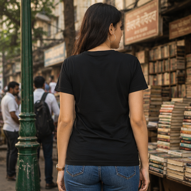 LUCE & SETE GPT mockup 1 - Online আছি শুধু Classic Graphic T-Shirt for Women | Bengali Digital Pride - 555_9396181631213_womens-classic-t-shirt-144_BENGALI_GRID_20260610_132842_03_row2_col1.png