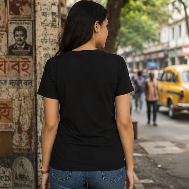 LUCE & SETE GPT mockup 1 - Online আছি শুধু Classic Graphic T-Shirt for Women | Bengali Digital Pride - 555_9396181631213_womens-classic-t-shirt-144_BENGALI_GRID_20260610_132842_04_row2_col2.png