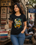 LUCE & SETE GPT mockup 1 - Online আছি শুধু Classic Graphic T-Shirt for Women | Bengali Digital Pride - 555_9396181631213_womens-classic-t-shirt-144_BENGALI_front_HERO_20260610_133045.png