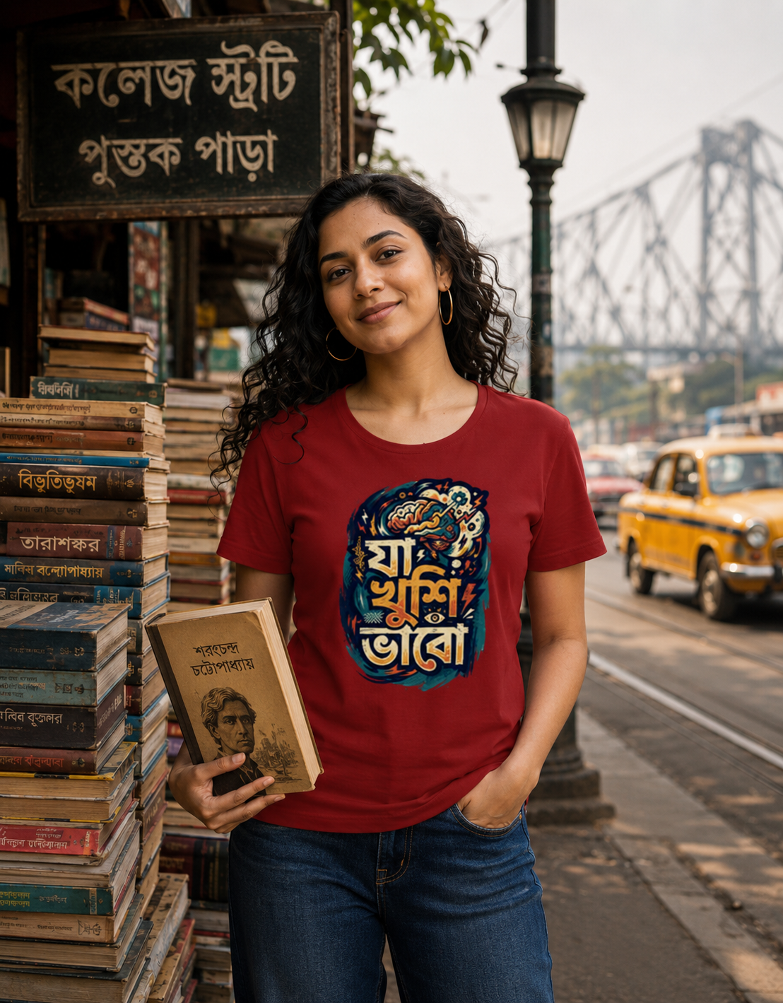 LUCE & SETE GPT mockup 1 - যা খুশি ভাবো Classic Graphic T-Shirt for Women | Bengali Creative Freedom - 555_9396181860589_womens-classic-t-shirt-147_BENGALI_front_HERO_20260610_134157.png