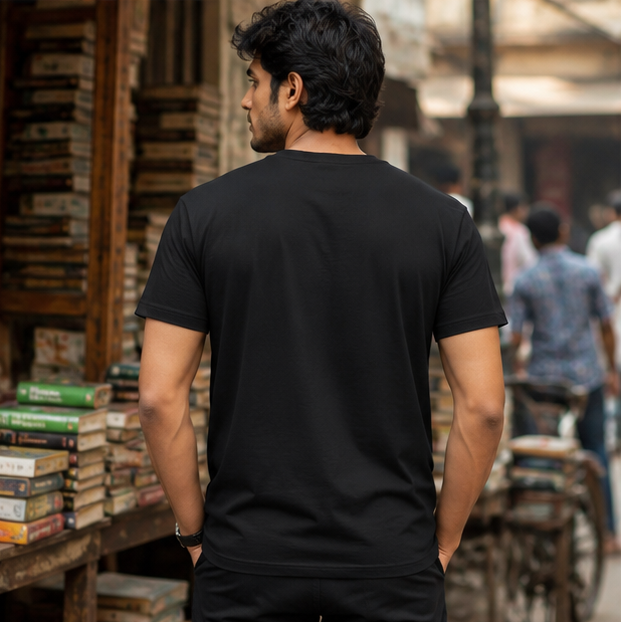 LUCE & SETE GPT mockup 1 - নিজের নিয়মে চল Classic Graphic T-Shirt for Men | Bold Bengali Statement - 555_9399582097645_unisex-classic-crew-t-shirt-141_BENGALI_GRID_20260615_135332_03_row2_col1.png