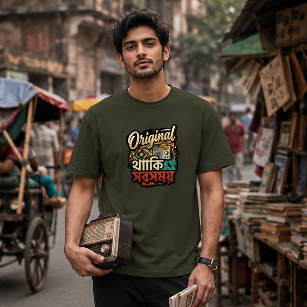 LUCE & SETE GPT mockup 1 - Original শার্কি সবসময় Classic Graphic T-Shirt for Men | Nostalgic Bengali Statement - 555_9399582294253_unisex-classic-crew-t-shirt-142_BENGALI_GRID_20260615_142859_02_row1_col2.png