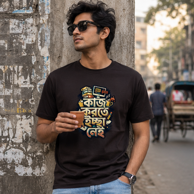 LUCE & SETE GPT mockup 1 - কাজ করতে ইচ্ছা নেই Classic Graphic T-Shirt for Men | Bengali Sarcasm Streetwear - 555_9399582818541_unisex-classic-crew-t-shirt-145_BENGALI_GRID_20260615_143328_01_row1_col1.png