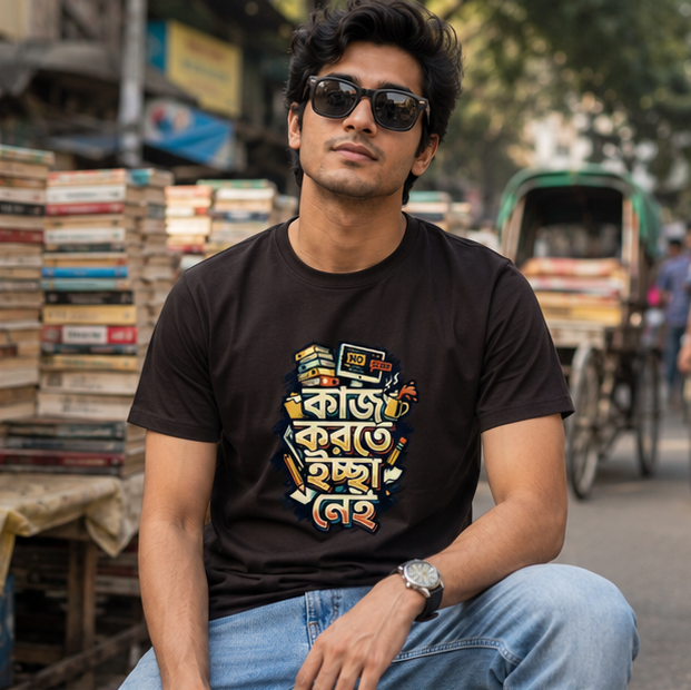 LUCE & SETE GPT mockup 1 - কাজ করতে ইচ্ছা নেই Classic Graphic T-Shirt for Men | Bengali Sarcasm Streetwear - 555_9399582818541_unisex-classic-crew-t-shirt-145_BENGALI_GRID_20260615_143328_02_row1_col2.png