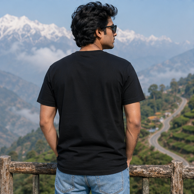 LUCE & SETE GPT mockup 1 - Out Of Office Bengali Typography Classic Graphic T-Shirt for Men | Travel Freedom Streetwear - 555_9399742333165_unisex-classic-crew-t-shirt-153_BENGALI_GRID_20260615_152822_03_row2_col1.png