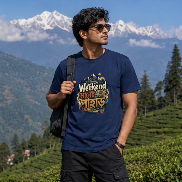 LUCE & SETE GPT mockup 1 - Weekend Mountain Adventure Classic Graphic T-Shirt for Men | Bengali Travel Streetwear - 555_9399743152365_unisex-classic-crew-t-shirt-155_BENGALI_GRID_20260615_153601_02_row1_col2.png
