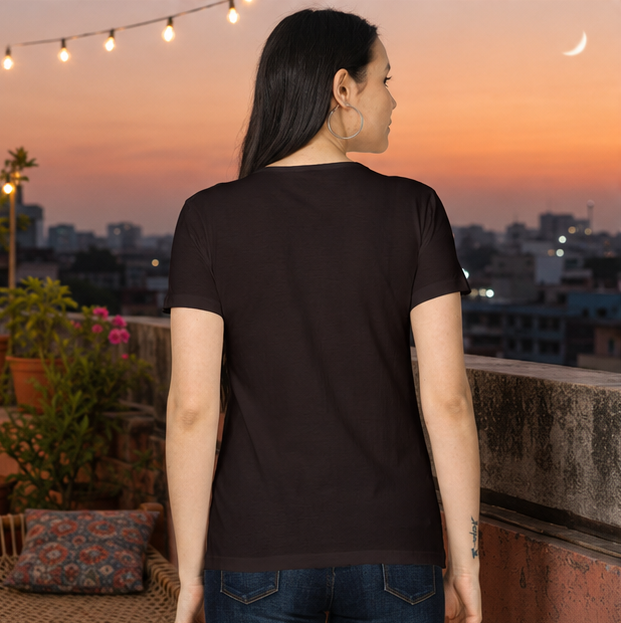 LUCE & SETE GPT mockup 1 - ঘুমই আমার ট্যালেন্ট Bengali Typography Classic Graphic T-Shirt for Women | Humorous Bengali Streetwear - 555_9399862952173_womens-classic-t-shirt-150_BENGALI_GRID_20260615_160525_03_row2_col1.png