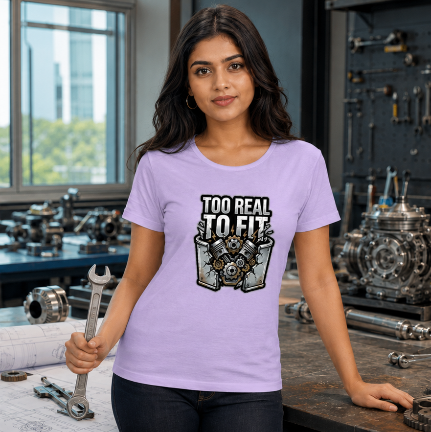 LUCE & SETE GPT mockup 1 - Too Real to Fit Engineering Graphic Classic T-Shirt for Women | Confident Engineer Streetwear - 555_9400922407149_womens-classic-t-shirt-167_BUILD_DIFF_front_PAIR_20260616_105015_02_row1_col2.png