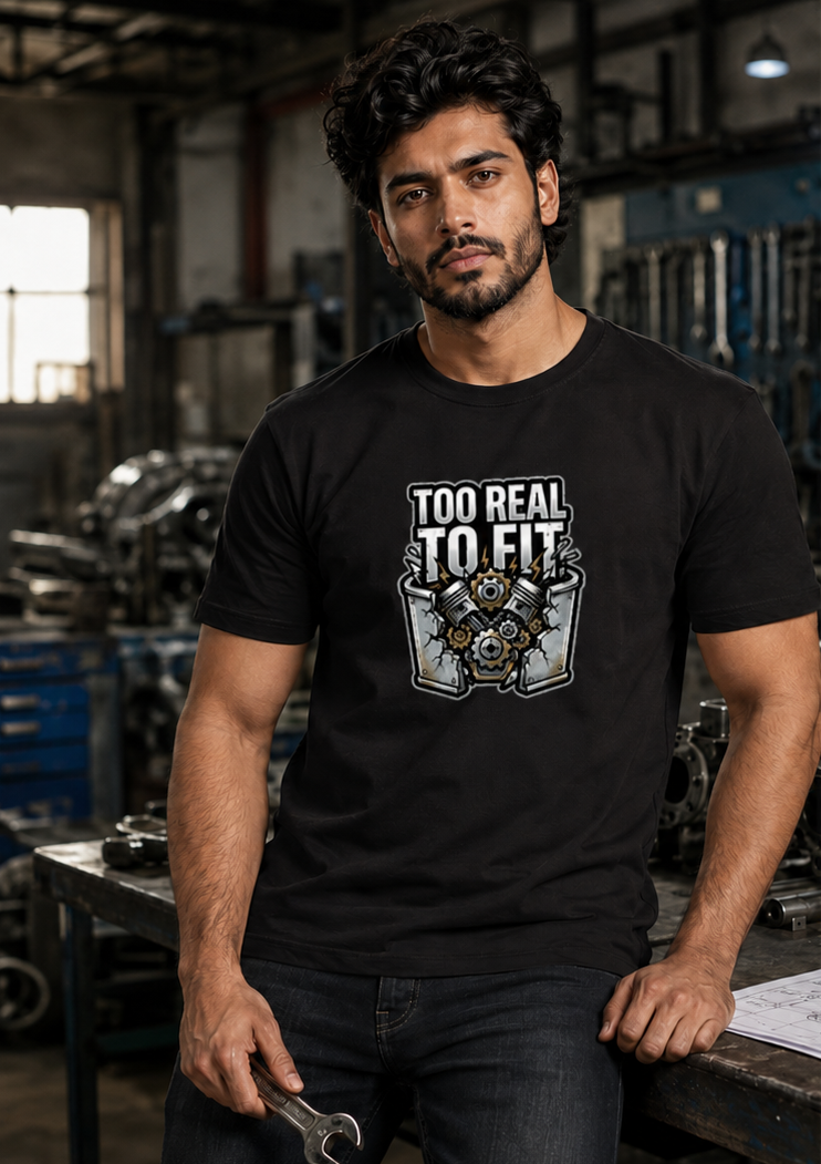 LUCE & SETE GPT mockup 1 - Too Real to Fit Classic Graphic T-Shirt for Men | Engineering Pride Statement - 555_9400941936877_unisex-classic-crew-t-shirt-158_BUILD_DIFF_front_PAIR_20260616_115817_01_row1_col1.png